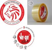 Vege Koli Bandı Şeffaf 45X100mm Aslan (48 ADET)